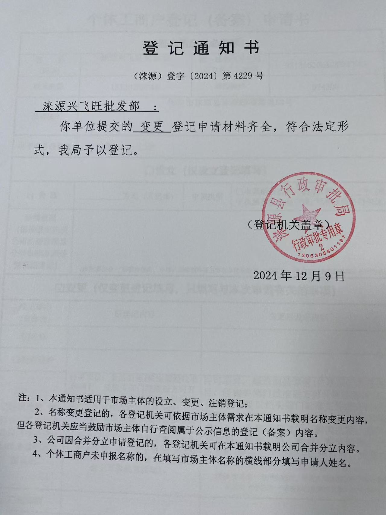 涞源兴飞旺批发部登记通知书.jpg